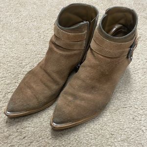 Marc Fisher women brown booties. Size 6